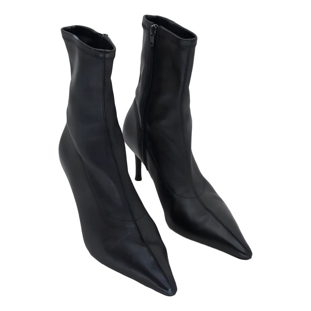 rag & bone Women's Mercer Pointed Toe Ankle Boots Black Size 8.5
